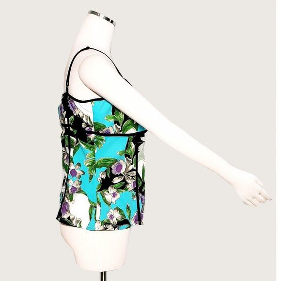 Cache Floral Cami with Piping NWT - Picture 4 of 6
